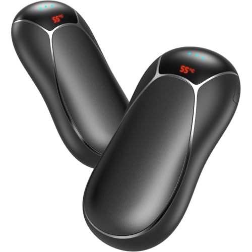 Scaldamani Ricaricabile Elettrici 8000mAh, Riscaldatore USB con 3 Livelli di Calore, Scaldamani Elettrico Portatile per Uomini e Donne Adatto a Golf, Caccia, Campeggio