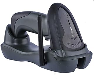 NADAMOO Wireless Barcode Scanner with Cradle, 2D Cordless Bar Code Reader 400m Transmission Distance CMOS Imager Read 1D, 2D, QR Code, Data Matrix, PDF417 for Windows Mac Linux