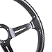 RASTP Universal Racing Steering Wheel, 13.8''/350MM 6 Bolts ABS Steering Wheel
