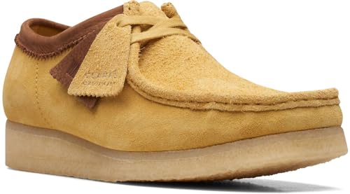 Clarks - Mens Wallabee Shoe, Color Yellow Com, Size: 7.5 M US3