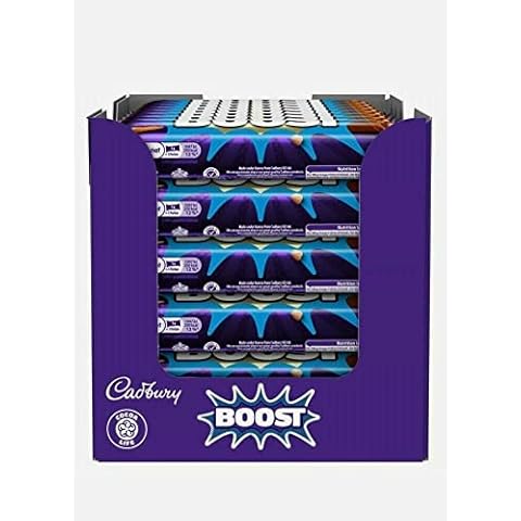 Cadbury Boost Chocolate Bar with Biscuit and Caramel Cover