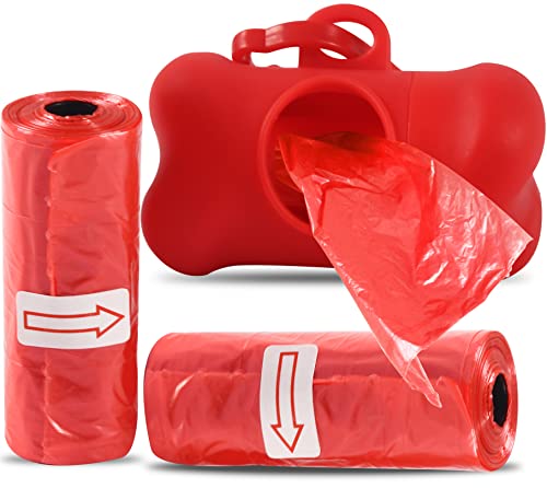 Kit 10 Refis Rolos de Sacolas (150 saquinhos) E Dispenser de Coleira Para Coletores Caca Caca (Verme