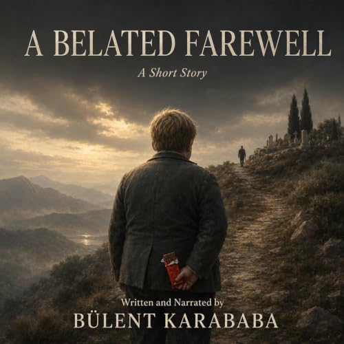Diseño de la portada del título A Belated Farewell