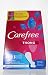 Carefree Pantiliners for Thongs with Stay Put Wings Unscented (Pack of 4)