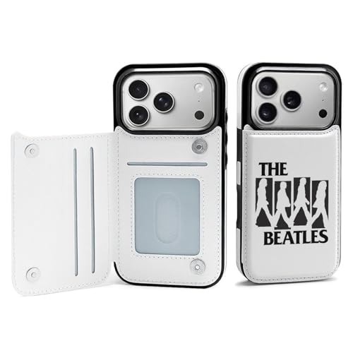 iPhone17Pro用ケース 手帳型 ザ・ビートルズ アイフォン17Proケース 手帳型 背面 財布型 スマホケース 軽量 耐衝撃 ICカード収納 スタンド機能 おしゃれ