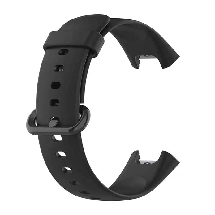 TechMount Soft Silicone Classic Strap With Secure Buckle Lock for Redmi Watch 2 Lite/Redmi GPS Smart Watch Only, Comfort and Flexible Fitness Smart Watch Strap-image-29