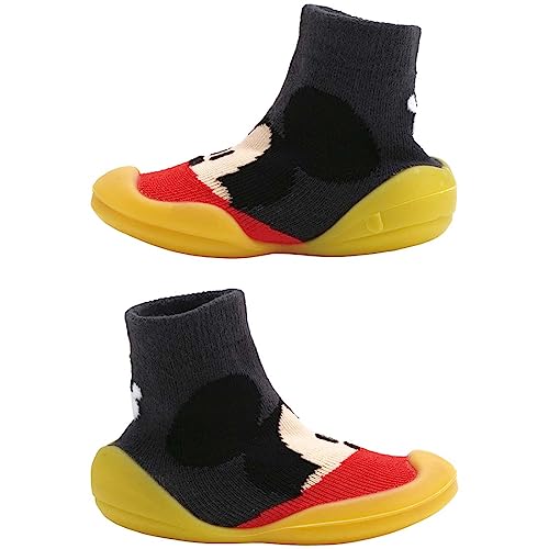 Skater-BSSHL1-A-Sock-Shoes-XS-44-inches-113-cm-Outdoor-Indoor-Baby-Shoes-Disney-Mickey-Mouse