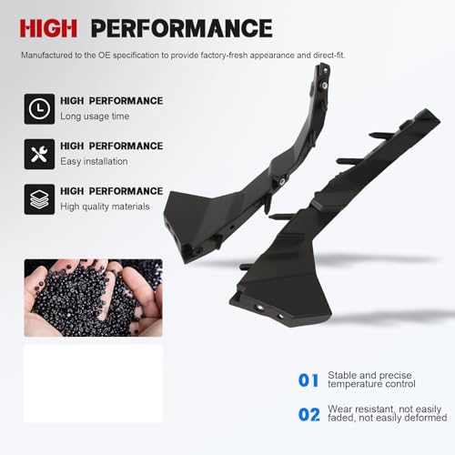Image of 4PCS Front Bumper Bracket Charger 68226532AA 68226533AA | Secure Fit; Precise Alignment; Durable Build; Crack Resistant; OE Replacement