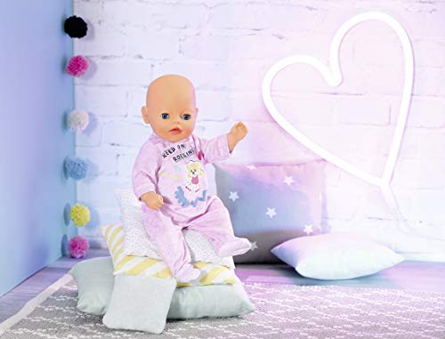 Zapf Creation 830574 BABY born Little Strampler rosa 36 cm - pastellfarbenen Puppenstrampler für 36 cm große Puppen – Bild 6