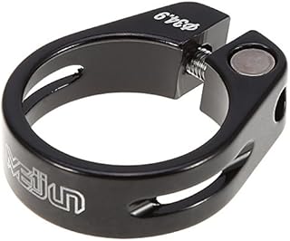 Bike Seat Post Clamp, Bike Quick Release Clamp 34.9mm Aluminum Alloy Bike Seat Tube Clip for 30.4/30.8/31.6mm Seat Post (Black- Only Suitable for Aluminum Alloy Frame)