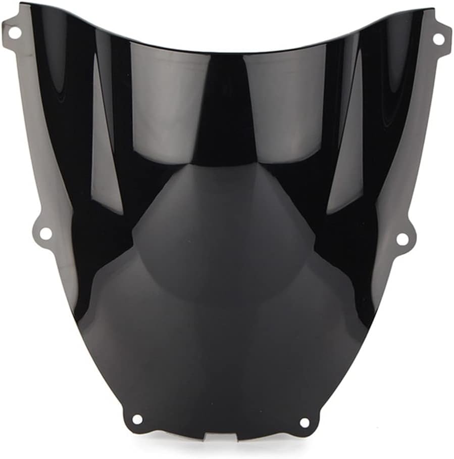 WYNMOTO ABS Plastic Injection Double Bubble Windscreen Windshield Fit for Yamaha YZF600R Thundercat 1997-2007 Black