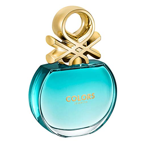 United Colors of Benetton, Blue from United Colors, Eau de Toilette Spray per Uomini, Fragranza Agrumata con Limone, Tequila, Coriandolo, Anguria e Note Marine - 50 ml
