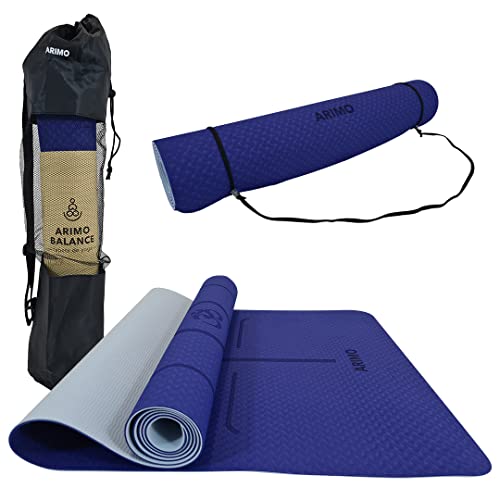 ARIMO Tapete Yoga Mat Antiderrapante TPE Ecológico Biodegradável ...