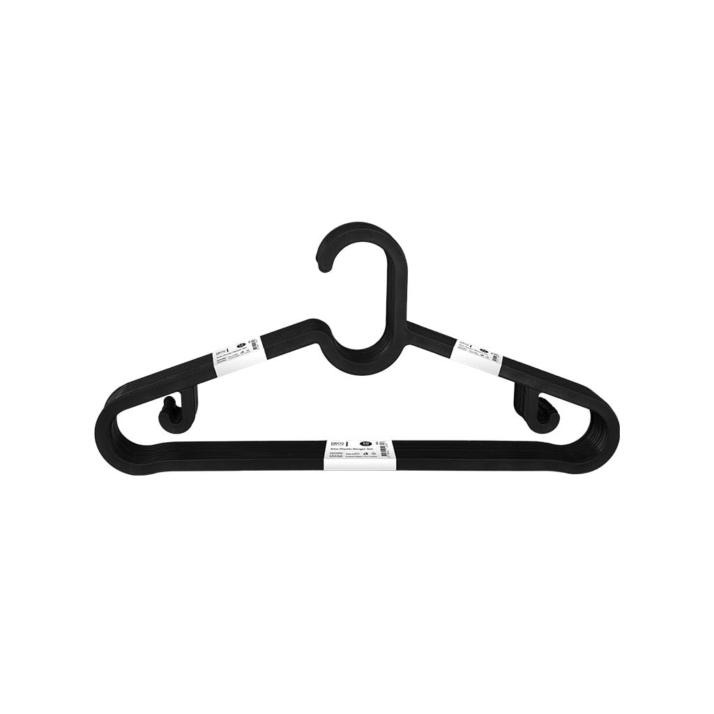 DecoBella Slim Plastik Elbise Askı 10'lu