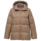 Estructura de montaje NP Schinteon abajo chaqueta blanco pato abajo abrigo casual suelto invernadero