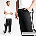 CityComfort Jogginghose Herren - Trainingshose Herren Lang Polyester M-3XL (Schwarz, XL)