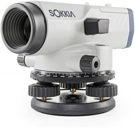 Automatic Level, Professional Optical Survey Equipment, White and Blue