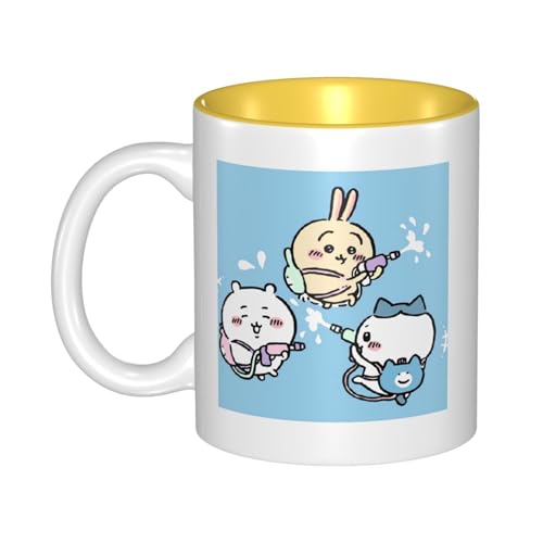 マグカップ ちいかわ コーヒーカップ 陶磁器 ミルクコップ おしゃれ 持ちやすい 耐熱 耐冷 人気 かわいい プレゼント 母の日 記念日 電子レンジ対応 330ml