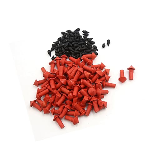 Image of 170Pcs Car Universal Mushroom Shaped Tire Repair Insert Plugs Red Black Replacement Car Parts