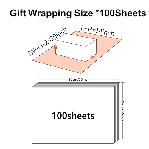 Image of Bobobag 100 Sheets Light Pink Tissue Paper 20 inchX14 inch Tissue Paper for Gift Bags, Gift Wrapping Tissue, Christmas Tissue Paper Anniversary Holiday Decoration Arts Craft
