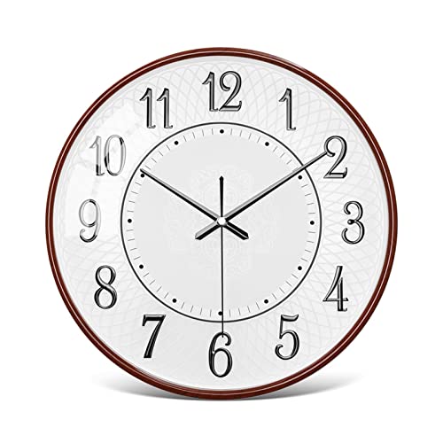Horloge murale de salon moderne et silencieuse pour décoration de maison