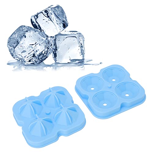 Molde de silicona para cubitos de hielo con 4 cavidades miniatura 7