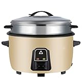 Caliente automáticas mantienen: La cocina de arroz cambia automáticamente a la función “mantener caliente” después de la cocción es el aislamiento completo, de larga duración.Nunca he tenido un problema con el desbordamiento de agua en vapor caliente.