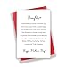 Longkado Lovely Mothers Day Card for Daughter Her, Proud of Becoming a Mother Card for My Sweet Baby Girl, New Mom Blessing Card