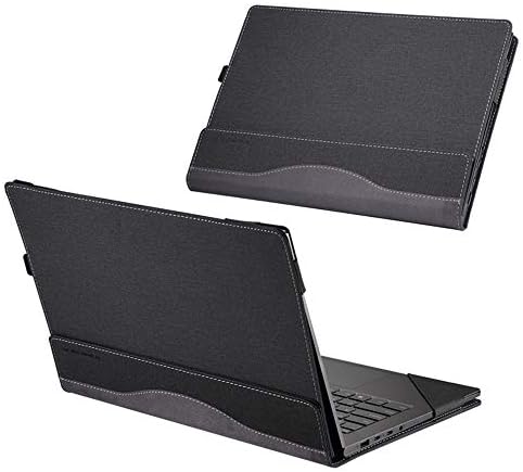 Case for Lenovo Yoga 7 7i 9i C740 S740 C940 IdeaPad 5 Dell Inspiron 14 5410 5402 5409 7400 Cover Protective Skin Sleeve Detachable (for Yoga 7i / 9i 14", Black)