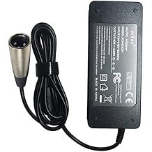 3-Pin XLR AC/DC Adapter Charger - Compatible with Metro Mobility M1 / M1 Plus, 300W Motor, 12V 12Ah Lead-Acid Battery Supply Cable