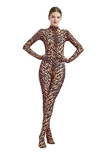 Full Bodysuit Womens Costume Without Hood Lycra Spandex Stretch Zentai Unitard Body Suit