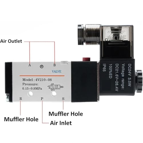 Électrovanne 4V210-08 AC110V stoppez les fuites d'air du circuit