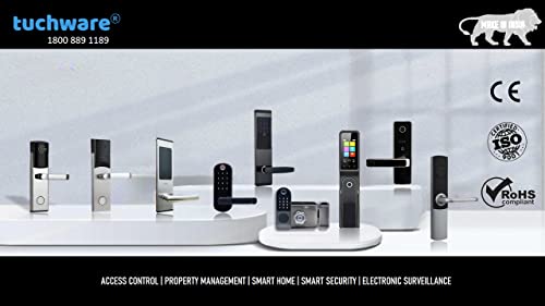 Image of XS1100 Smart RFID+BLE, Door Lock - Keyless Entry for Homes, Apartments, Office, Hotels (Left, Silver)
