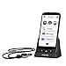 swissvoice S510-C 4G Smartphone para Personas Mayores Que utilizan el teléfono principalmente en casa - Teléfono móvil fácil de Usar con Teclas Grandes, Base de Carga y Correa para el Cuello