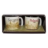 STARBUCKS Mug Szczecin/Poland Set of Tow Demitasse Coffee Kaffee Espresso
