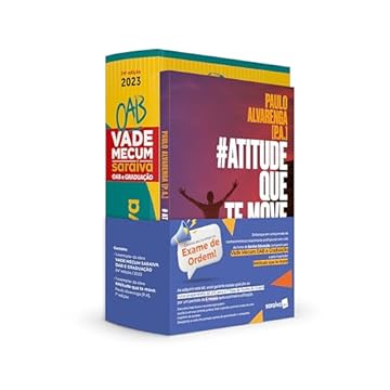 Capa do livro Kit Vade OAB e Graduação + Atitude que te move - Edição limitada - Curso preparatório OAB gratuito