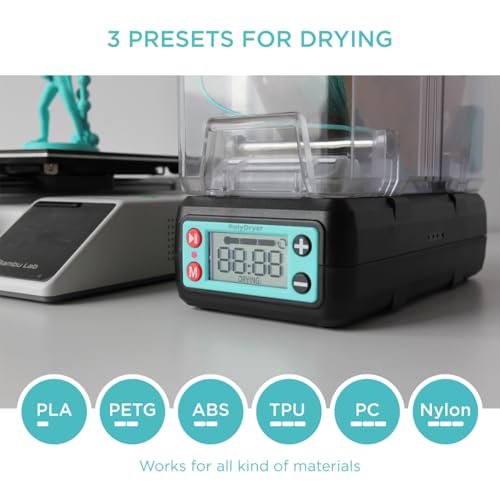 Image of Polymaker PolyDryer Dry Dock(No Box), Filament Dryer for 3D Print, 360 Airflow, Adjustable Heat & Timer, Print Without Breaking Seal, Works with PA Nylon, PLA, PVB, PETG, ABS, TPU, 1.75 /2.85 /3.00mm