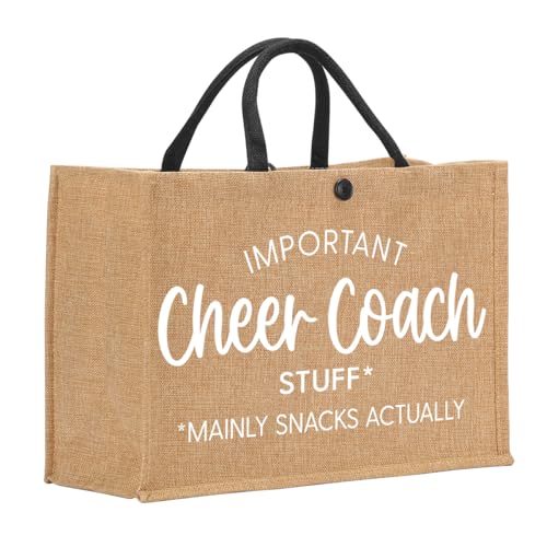 Cheer Coach Bag Swim Coach Tote Bags Christmas Birthday Gift for Women