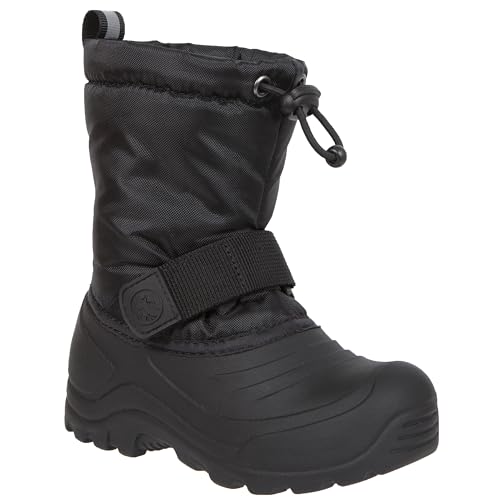 Image of Northside Frosty Insulated Winter Snow Boots for Girls and Boys with Rugged, Water Resistant Nylon Upper, Quick-Drying Lining, Removable EVA Insole, and Durable TPR Outsole