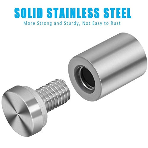 12 Pezzi Distanziatori in Vetro Vite Pubblicitaria...