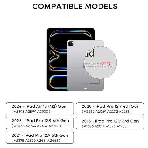 pekarejue Magic Keyboard ケース iPad Pro 13インチ (M4) 2024年 PKJ-KM13-BK の商品画像 4