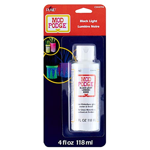 Mod Podge Black Light de 4oz con efecto fluorescente para manualidades creativas 2