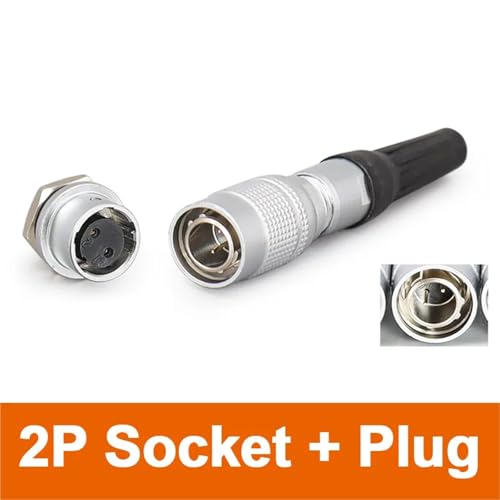 Mini conector circular YC8 de 2 pines de 8mm para instalación de sensores 2