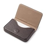 MAZYPO Porte Cartes de Visite Professionnel Support Porte-Cartes de Luxe en Cuir PU pour Hommes Femmes et de crédit avec Fermeture magnétique