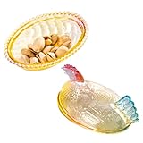 Contenitore Ermetico Trasparente per Dolci: Questo portadolci funziona come un barattolo ermetico in vetro trasparente che mantiene gli snack freschi e visibili, ideale per allestire tavolini durante il tè pomeridiano. Unisce funzionalità e design decorativo grazie alla sua elegante costruzione in vetro che esalta l'estetica domestica.