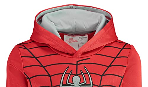 Marvel Spiderman Little Boys Athletic Fleece Pullover Hoodie Pockets 7 #TOP5