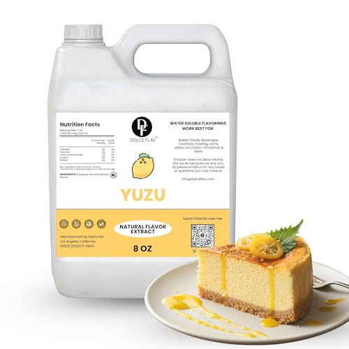 Image of Dolce Flav Yuzu Extract & Flavoring, for Drinks, Cocktails, 8oz