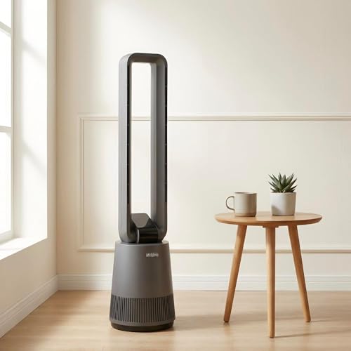 Milano Tyson Mist Fan 50W DRAF-2208Y - Black Outdoor Mist Fan with 1 Year Warranty Ideal for Cooling & Humidifying Ideal for Patios & Gardens