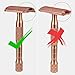 Rose Gold Safety Razor, Single Blade Razors for Women, Reusable Metal One Blade Razor Women, with 10 Stainless Steel Double Edge Blades, Eco-friendly, Smooth & Close Shave