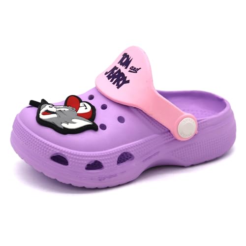 Image of SVAAR Tom & Jerry Kid's Attractive Clogs with Authentic Tom & Jerry Charms and Adjustable Back Strap